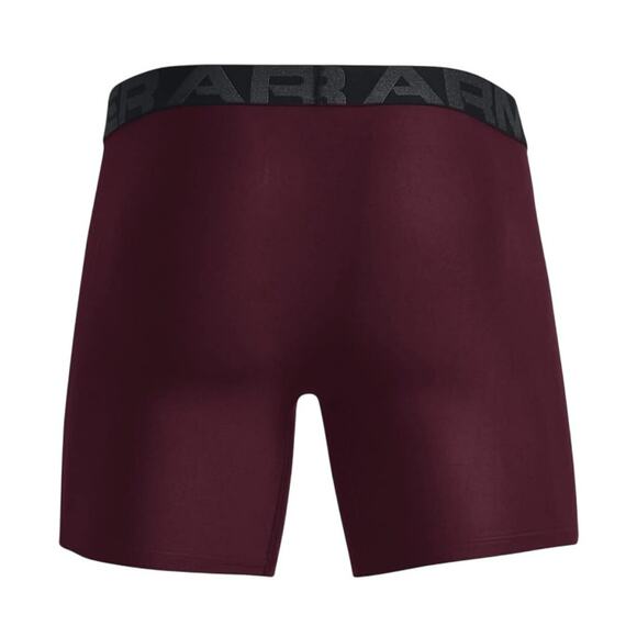 Under Armour Men's UA The Tech 6-inch Boxerjock Maroon Size Large Boxer Brief - Picture 2 of 7